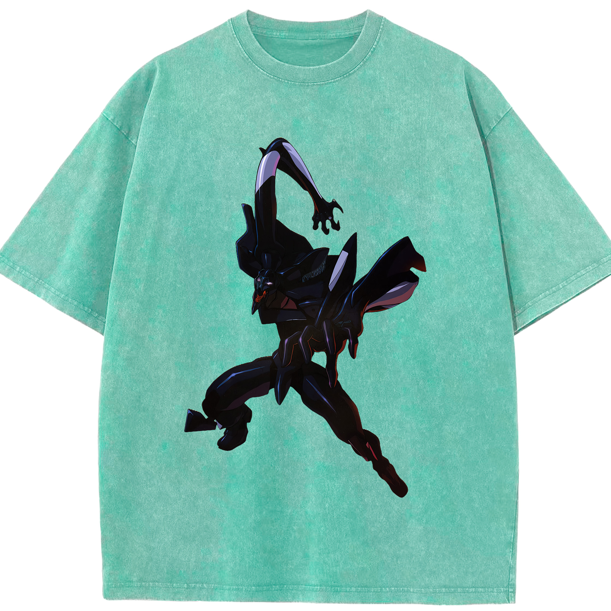 （画像用） EVA 新世紀エヴァンゲリオン 綿100% ヴィンテージ風 半袖Tシャツ（フロントプリント）